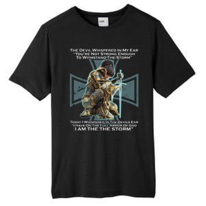 I Am The Storm Female Knight Warrioress Tall Fusion ChromaSoft Performance T-Shirt