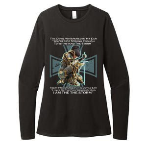 I Am The Storm Female Knight Warrioress Womens CVC Long Sleeve Shirt