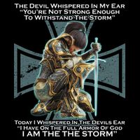 I Am The Storm Female Knight Warrioress 16 in Basic Backpack