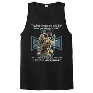 I Am The Storm Female Knight Warrioress PosiCharge Competitor Tank