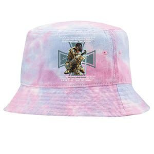 I Am The Storm Female Knight Warrioress Tie-Dyed Bucket Hat