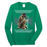 I Am The Storm Female Knight Warrioress Long Sleeve Shirt