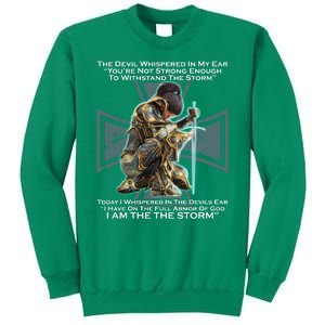 I Am The Storm Female Knight Warrioress Sweatshirt