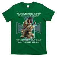 I Am The Storm Female Knight Warrioress T-Shirt