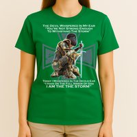 I Am The Storm Female Knight Warrioress T-Shirt