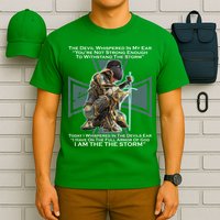 I Am The Storm Female Knight Warrioress T-Shirt