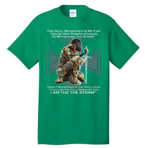 I Am The Storm Female Knight Warrioress Tall T-Shirt