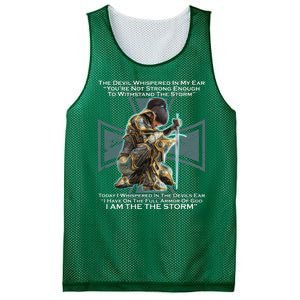 I Am The Storm Female Knight Warrioress Mesh Reversible Basketball Jersey Tank