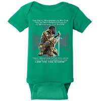 I Am The Storm Female Knight Warrioress Baby Bodysuit