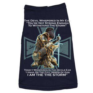 I Am The Storm Female Knight Warrioress Doggie Tank