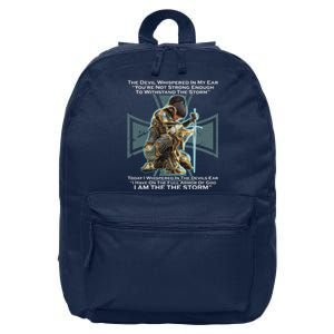 I Am The Storm Female Knight Warrioress 16 in Basic Backpack