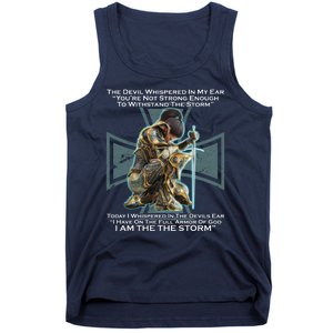 I Am The Storm Female Knight Warrioress Tank Top