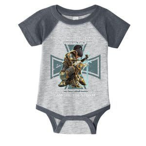 I Am The Storm Female Knight Warrioress Infant Baby Jersey Bodysuit