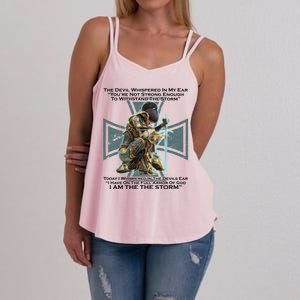 I Am The Storm Female Knight Warrioress Women's Strappy Tank