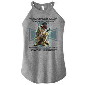 I Am The Storm Female Knight Warrioress Women's Perfect Tri Rocker Tank