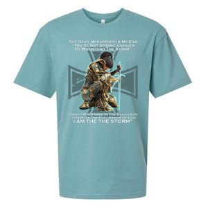 I Am The Storm Female Knight Warrioress Sueded Cloud Jersey T-Shirt