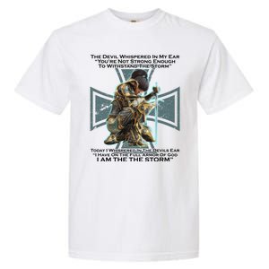 I Am The Storm Female Knight Warrioress Garment-Dyed Heavyweight T-Shirt