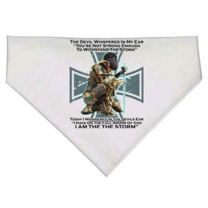 I Am The Storm Female Knight Warrioress USA-Made Doggie Bandana