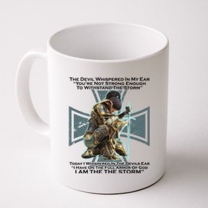 I Am The Storm Female Knight Warrioress Coffee Mug