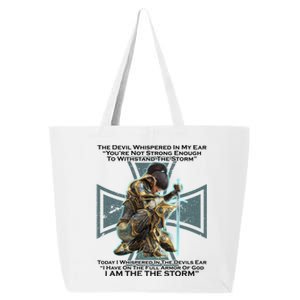 I Am The Storm Female Knight Warrioress 25L Jumbo Tote