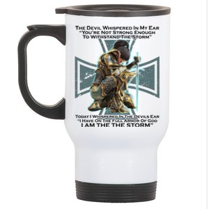 I Am The Storm Female Knight Warrioress Stainless Steel Travel Mug