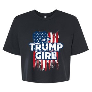 Im A Trump Girl Bella+Canvas Jersey Crop Tee