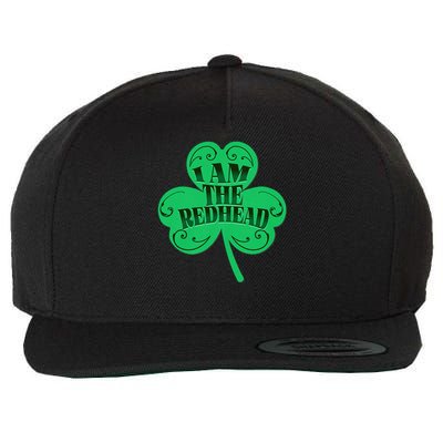 I Am The Redhead Dibs on The Redhead Funny St Patricks day   Wool Snapback Cap