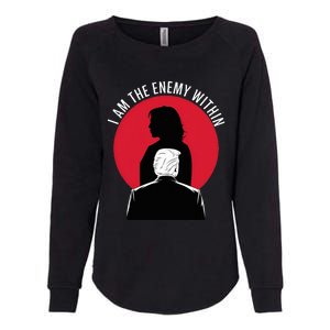 I Am The Enemy Within Kamala Harris 2024 Womens California Wash Sweatshirt