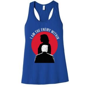 I Am The Enemy Within Kamala Harris 2024 Women's Racerback Tank