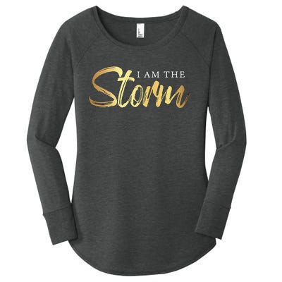 I Am The Storm Women's Perfect Tri Tunic Long Sleeve Shirt