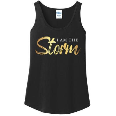 I Am The Storm Ladies Essential Tank