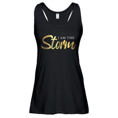 I Am The Storm Ladies Essential Flowy Tank