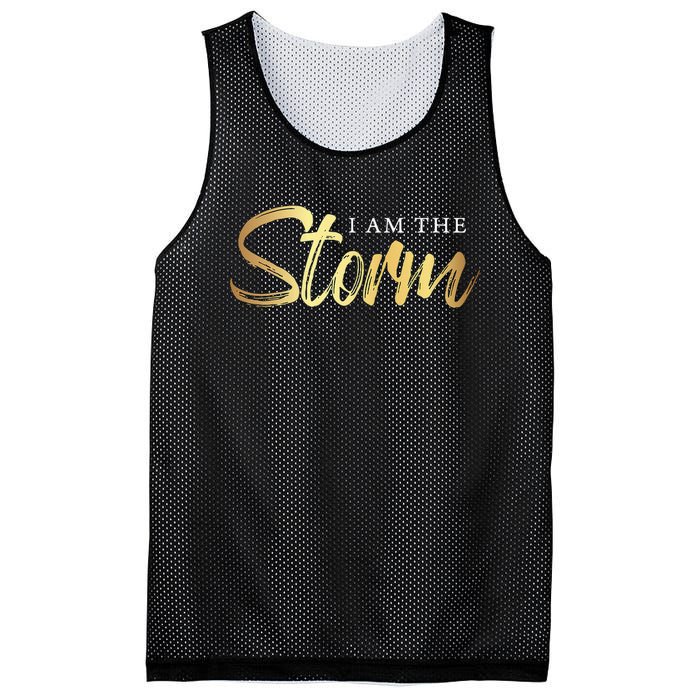 I Am The Storm Mesh Reversible Basketball Jersey Tank