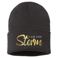 I Am The Storm Sustainable Knit Beanie