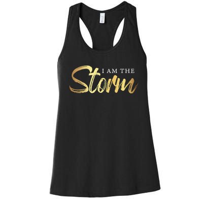 I Am The Storm Women's Racerback Tank