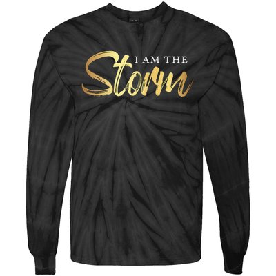 I Am The Storm Tie-Dye Long Sleeve Shirt