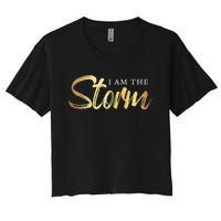 I Am The Storm Women's Crop Top Tee