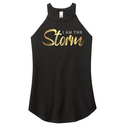 I Am The Storm Women's Perfect Tri Rocker Tank