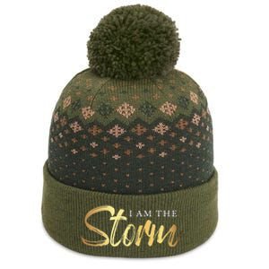 I Am The Storm The Baniff Cuffed Pom Beanie