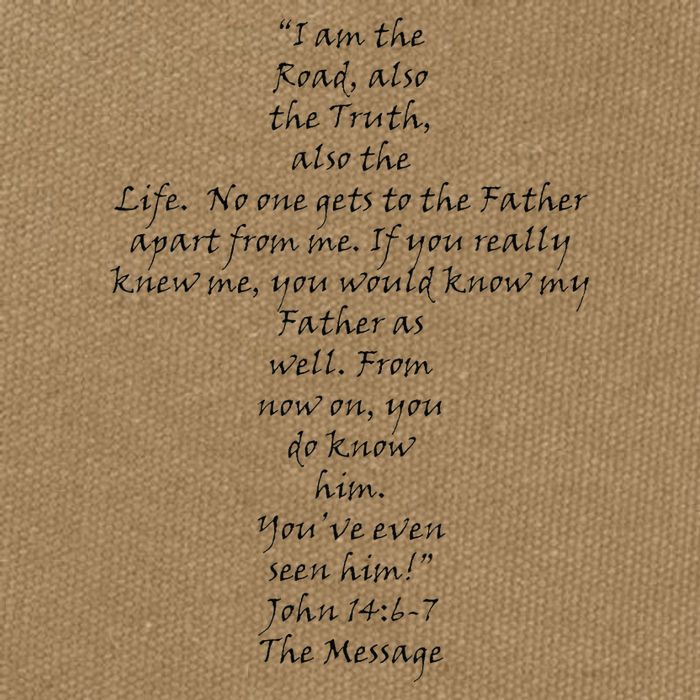 I Am The Way The Truth And The Life Cotton Canvas Backpack