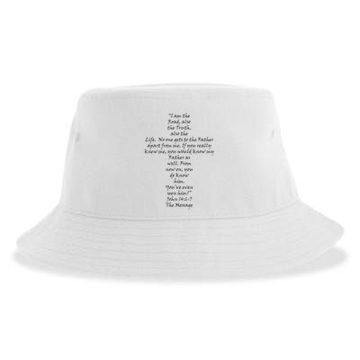 I Am The Way The Truth And The Life Sustainable Bucket Hat