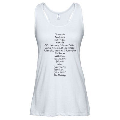 I Am The Way The Truth And The Life Ladies Essential Flowy Tank