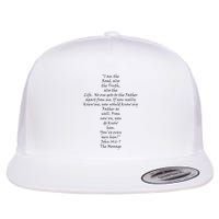 I Am The Way The Truth And The Life Flat Bill Trucker Hat