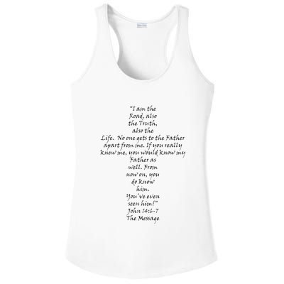 I Am The Way The Truth And The Life Ladies PosiCharge Competitor Racerback Tank