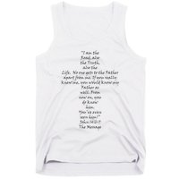 I Am The Way The Truth And The Life Tank Top