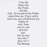 I Am The Way The Truth And The Life Short Acrylic Beanie