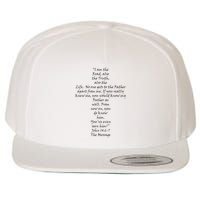 I Am The Way The Truth And The Life Wool Snapback Cap