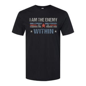 I Am The Enemy Within Kamala Harris 2024 Softstyle CVC T-Shirt