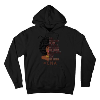 I Am The Storm Cna apparel African American Hoodie