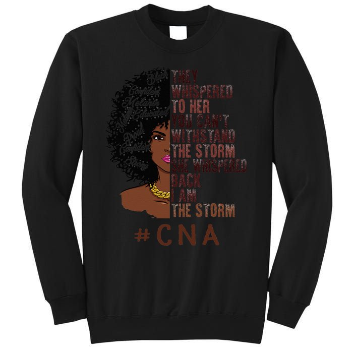 I Am The Storm Cna apparel African American Sweatshirt